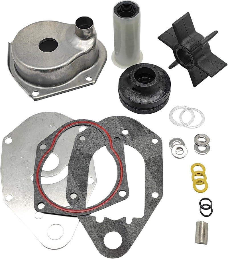 SeaSierra Boat Marine 812966A12 Water Pump Impeller Repair Kit for Mercury 30 35 40 50 60 HP Outboards Replacement 14334A3 18-3690 - Image 1